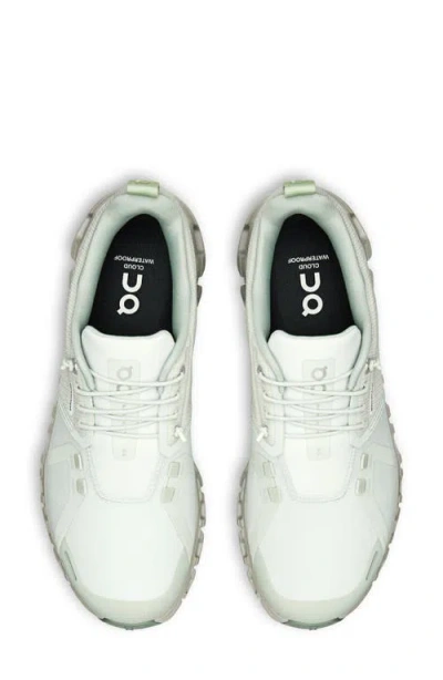 On Cloud 6 Waterproof Sneaker In White
