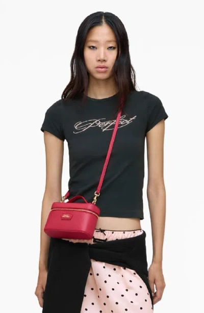 Marc Jacobs Logo Zip-bag In Red