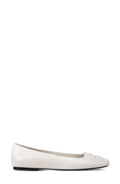 Dkny Darianne Ballet Flat In White