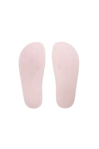 Burberry Check Pattern Slide Sandal Open Toe In Pink