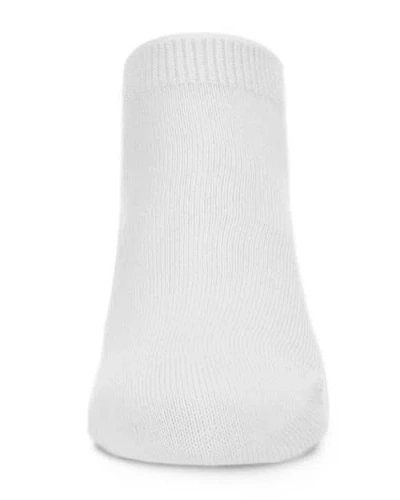 Memoi Basic Silky-soft Gauge Ankle Sock In White