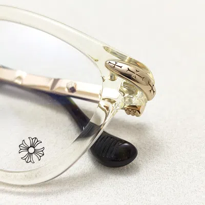 Chrome Hearts Full Frame Plain Mirror In Gold