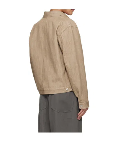Jil Sander Long-sleeved Denim Jacket In Multi