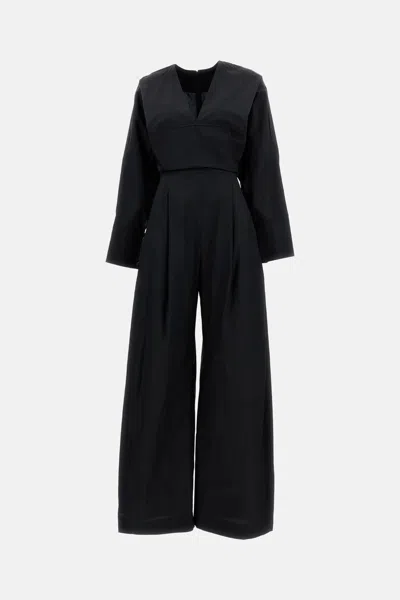 The Latest Popeline Drew Jumpsuit In Black