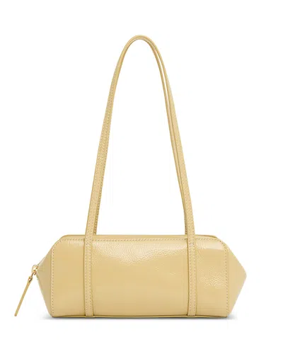 Mansur Gavriel Filo Leather Shoulder Bag In Black