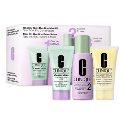 Clinique 3-pc. Mini 3-step Skincare Set In Transparent