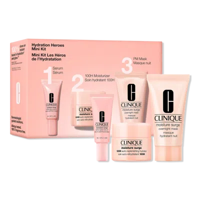 Clinique 3-pc. Hydration Heroes Mini Moisture Surge Skincare Set In Transparent
