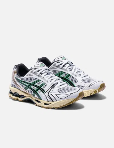 Asics Heritage Running Silhouette Gel-kayano 14 Sneakers In Green