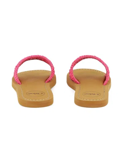 Chloé Rosette Open-toe Sandals In Multi