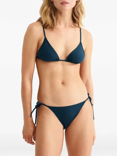 Eres Mouna Triangle Bikini Top In Blue