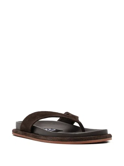 Senso Devon Flat Sandals In Black
