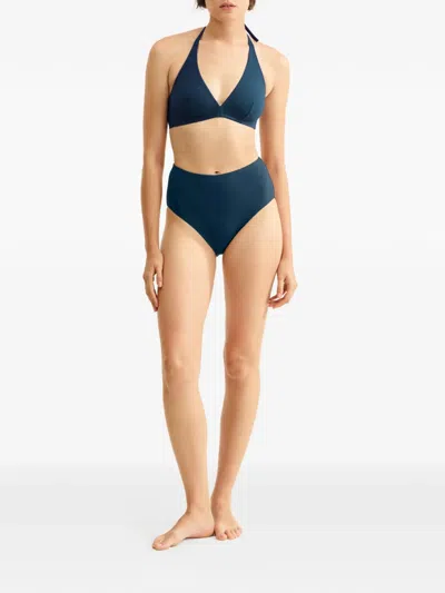 Eres Remember High-waisted Bikini Bottoms In Blue