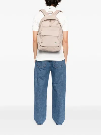 Lacoste Neocroc Backpack In Neutral