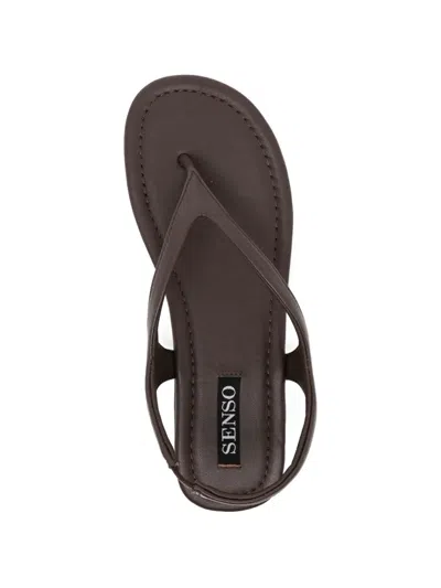 Senso Nessa Flat Sandals In Brown