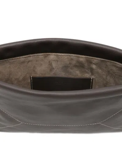 Brunello Cucinelli Shoulder Bag Soft Structure Adjustable Strap In Brown