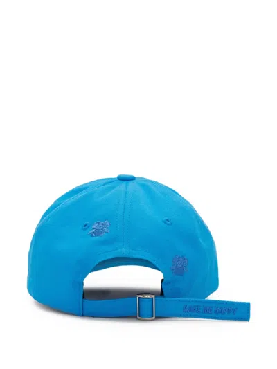 Off Duty Logo-detail Cap In Blue