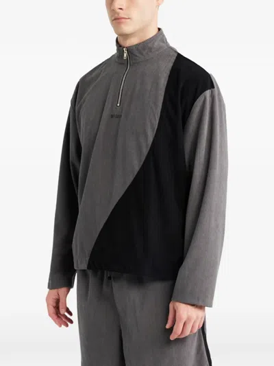 Off Duty Corduroy Pullover In Gray