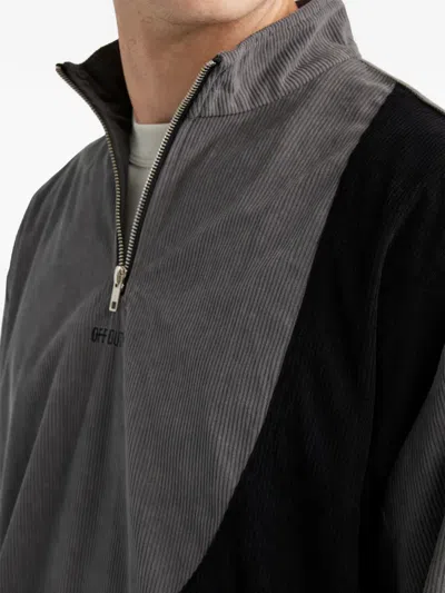 Off Duty Corduroy Pullover In Gray