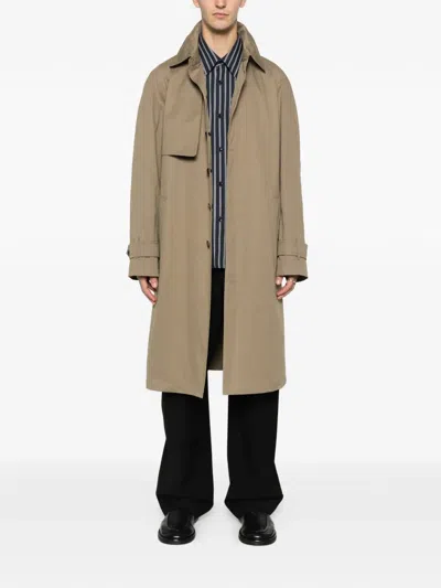 Sandro Striped-pattern Button Shirt In Blue