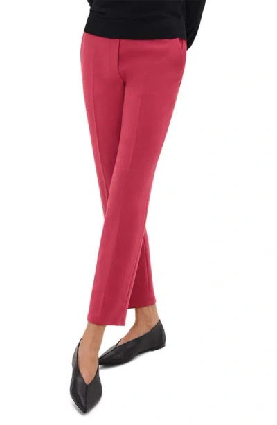 Theory Treeca Pull-on Pant In Good Linen In Red