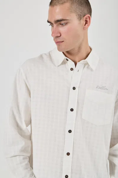 Rolla's Nighthawks Long Sleeve Shirt In White