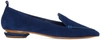 NICHOLAS KIRKWOOD Blue Suede Beya Loafers