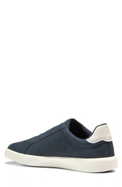 Cole Haan Grand Crosscourt Daily Elastic Lace Slip-on Sneakers In Blue