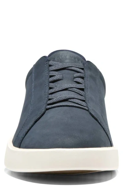 Cole Haan Grand Crosscourt Daily Elastic Lace Slip-on Sneakers In Blue