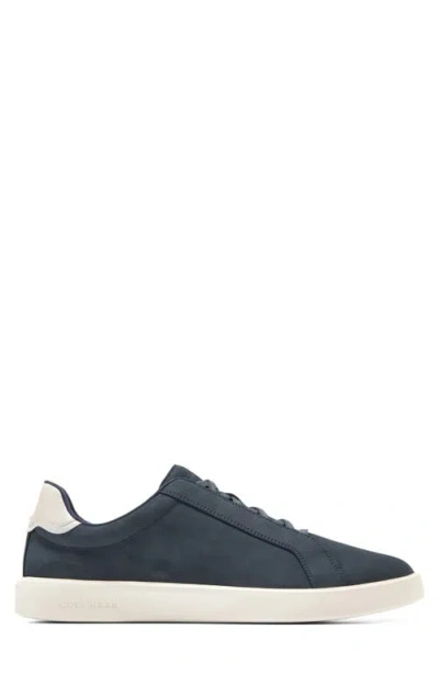 Cole Haan Grand Crosscourt Daily Elastic Lace Slip-on Sneakers In Blue