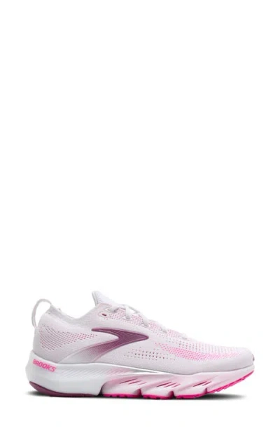 Brooks Glycerin Flex Pink White Ss26 Women Shoes