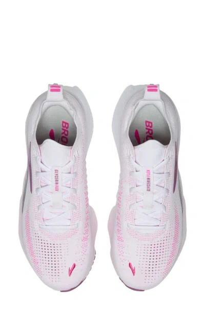 Brooks Glycerin Flex Pink White Ss26 Women Shoes