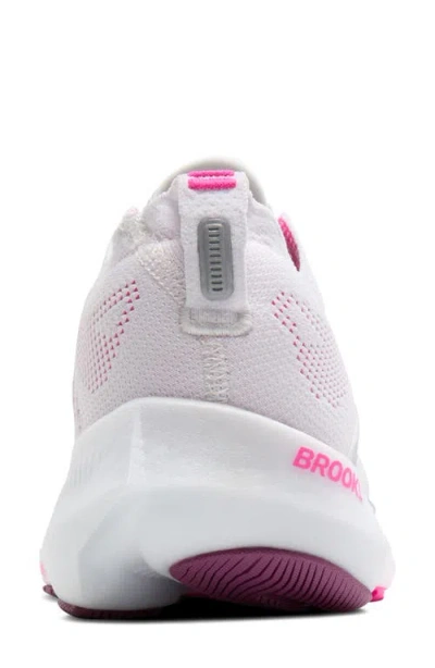 Brooks Glycerin Flex Pink White Ss26 Women Shoes