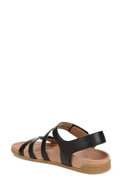 Vionic Essie Ankle Strap Sandal In Black