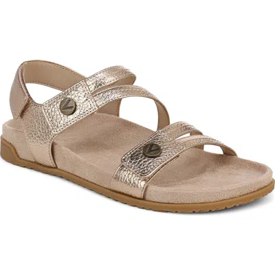 Vionic Essie Ankle Strap Sandal In Brown