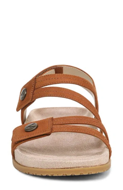 Vionic Essie Ankle Strap Sandal In Brown