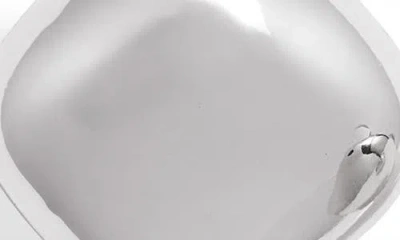 Nordstrom Puffy Square Stud Earrings In Silver