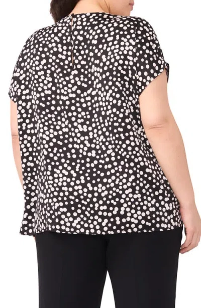 Halogenr Halogen(r) Polka Dot Crepe Top In Multi