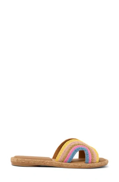 Reef Willow Woven Slide Sandal In Multi