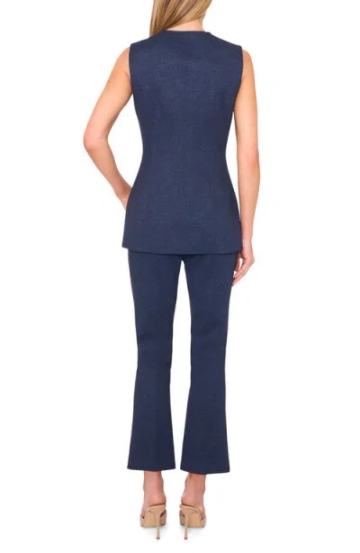 Halogenr Halogen(r) Long Fitted Vest In Blue