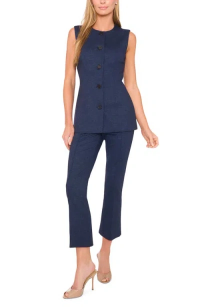 Halogenr Halogen(r) Long Fitted Vest In Blue