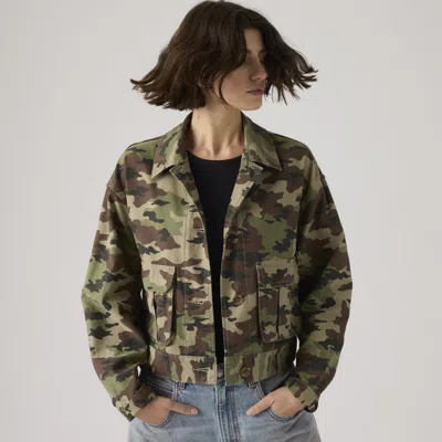 Levi's Marlowe Utility Heritage Jacket In Green