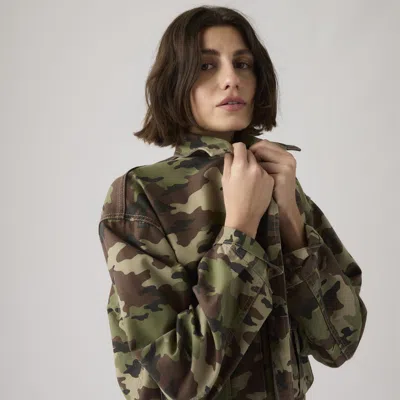 Levi's Marlowe Utility Heritage Jacket In Green