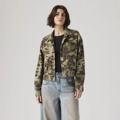 Levi's Marlowe Utility Heritage Jacket In Green