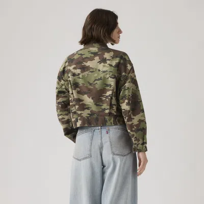 Levi's Marlowe Utility Heritage Jacket In Green