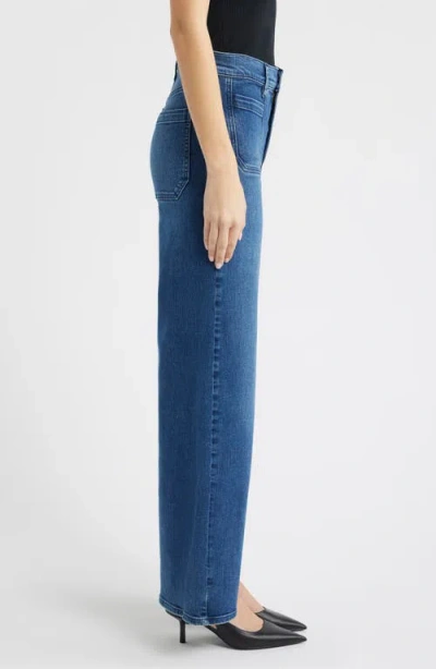 Frame Le Slim Palazzo Modernist Pocket Jeans In Iberia