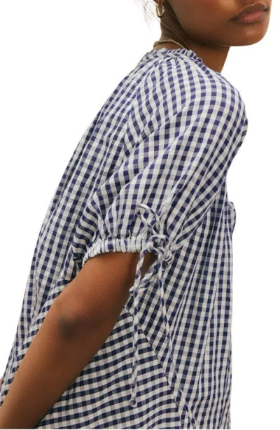 Free People Farley Gingham Button-up Tunic In Multi