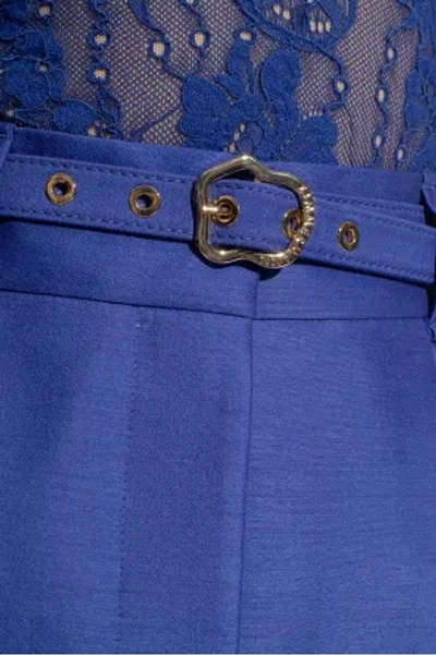 Zimmermann Belt-loop Shorts In Blue