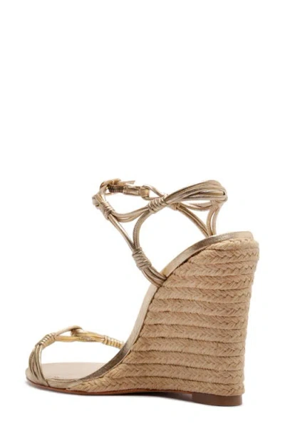 Schutz Nara Ankle Strap Wedge Sandal In Multi