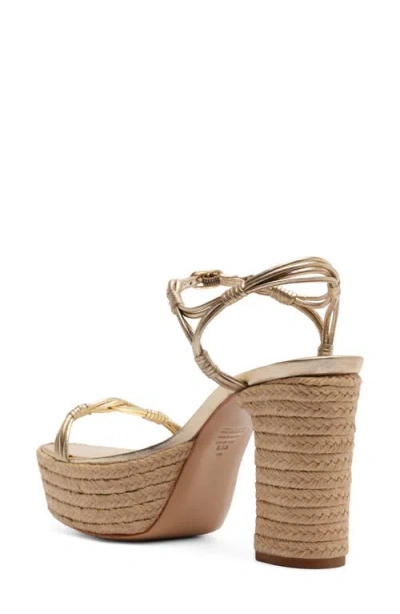 Schutz Nara Ankle Strap Platform Sandal In Multi