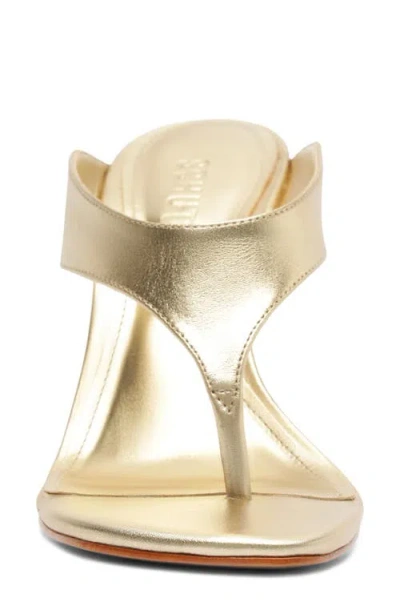 Schutz Maya Wedge Sandal In Silver